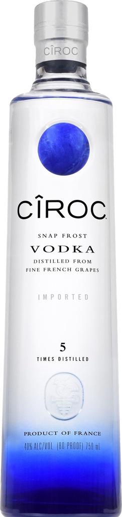 Vodka Ciroc 750 ml 